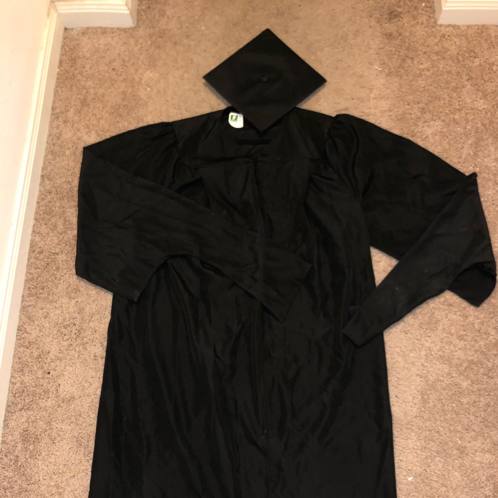 Masters cap and gown